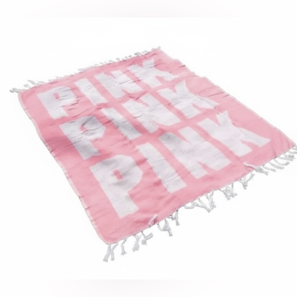 Pink VICTORIA'S SECRET Beach Blanket or Throw 50IN X 60IN
